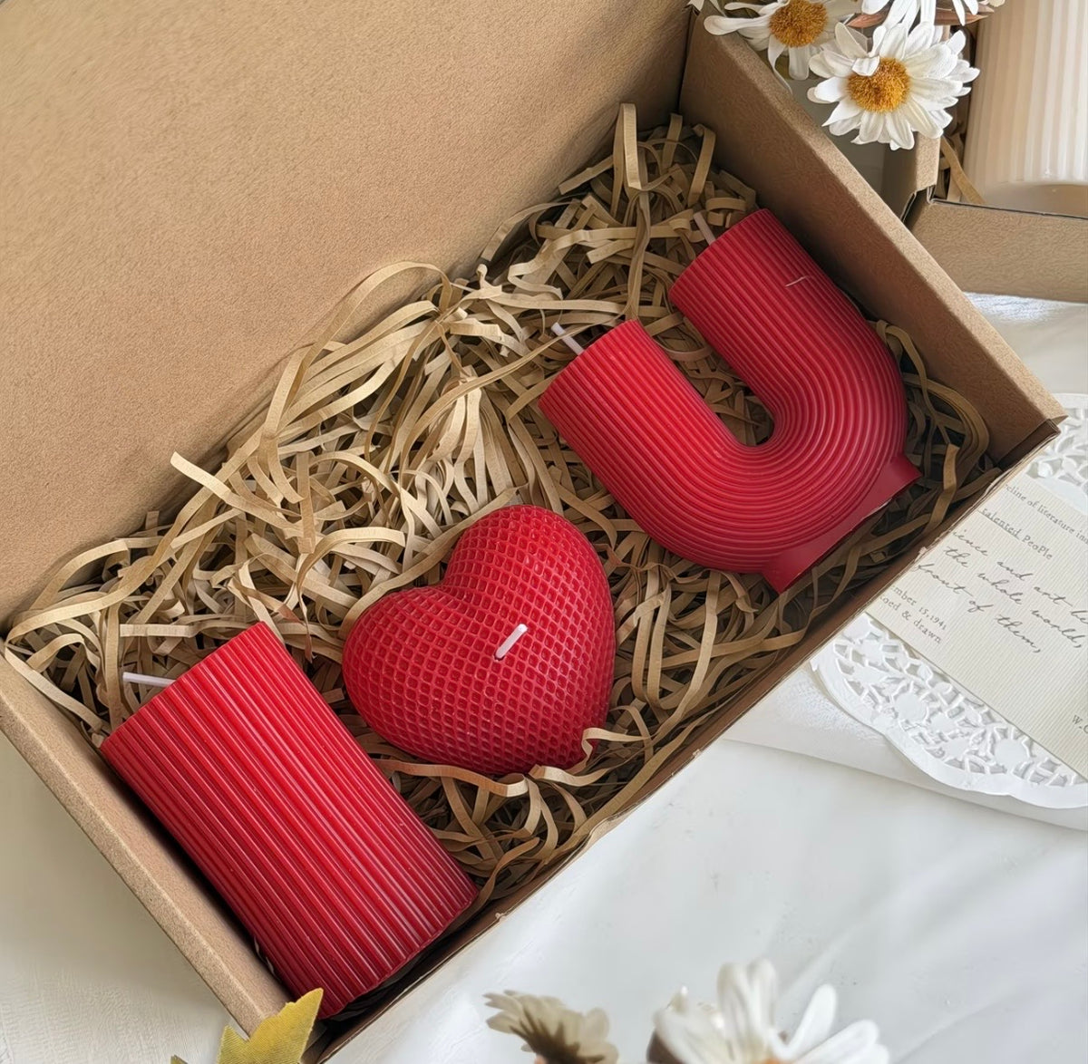 I Love You – Romantic Scented Candle Gift Set
